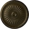 Ekena Millwork Juniper Ceiling Medallion (Fits Canopies up to 7"), Hand-Painted Green Gold, 36"OD x 1 1/2"P CM36JUGGS - alternate 1